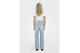 Only Betty Γυναικείο Κοντομάνικο Cropped T-Shirt Λευκό