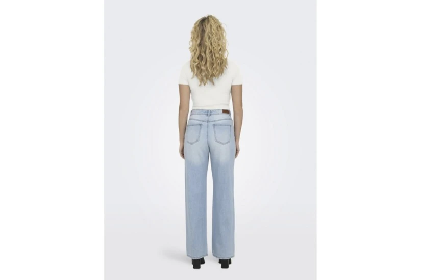 Only Betty Γυναικείο Κοντομάνικο Cropped T-Shirt Λευκό