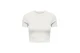 Only Betty Γυναικείο Κοντομάνικο Cropped T-Shirt Λευκό