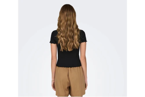 Only Onlbetty S-S Top Κοντομάνικο Γυναικείο (15311919 BLACK)