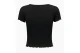 Only Βetty Γυναικείο Κοντομάνικο T-Shirt Μαύρο