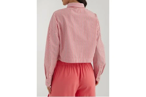 Only Onlcarda Nina Crop Πουκάμισο Μακρυμάνικο Γυναικείο (15314331 WHITE-FLAME SCAR)