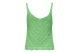 Only Onlroselia V-Neck Γυναικεία Πλεκτή Αμάνικη Μπλούζα Πράσινη