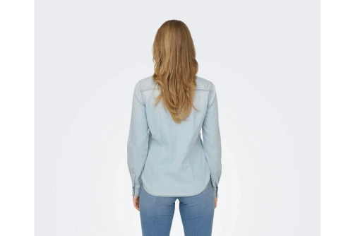 Only Ana Noos Πουκάμισο Μακρυμάνικο Γυναικείο (15315185 LIGHT BLUE DENIM)