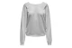 Only Onlsitta L-S 2-Way Twist O-Neck Μπλούζα Με Λαιμόκοψη