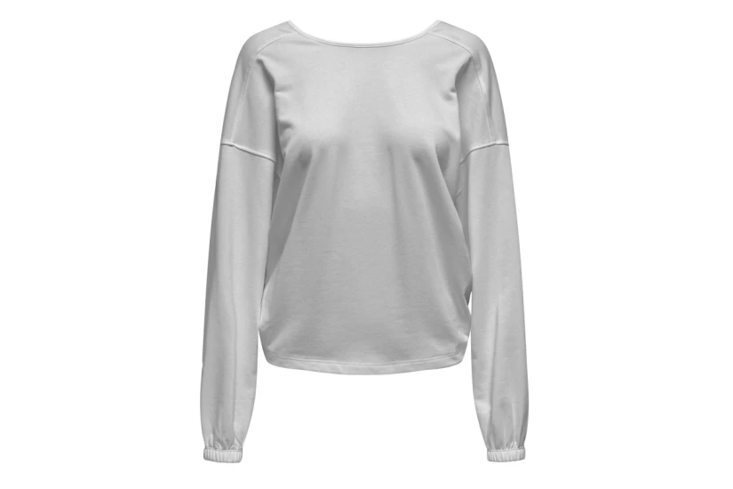Only Onlsitta L-S 2-Way Twist O-Neck Μπλούζα Με Λαιμόκοψη