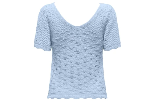 Only Onlbecca Life Ss Top Κοντομάνικο Γυναικείο (15318713 CASHMERE BLUE)