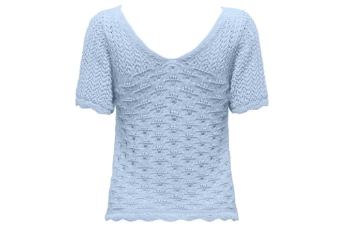 Only Onlbecca Life Ss Top Κοντομάνικο Γυναικείο (15318713 CASHMERE BLUE)
