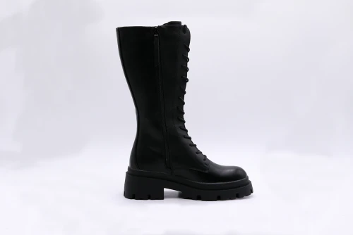 Only Onldoja-9 Pu Lace Up High Μπότες (15329898 BLACK)
