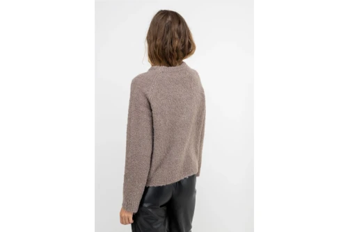 Only Onlcirola Ls O-Neck Knt Πουλόβερ Γυναικείο (15331235 LEAFLESS TREE-MELANGE)