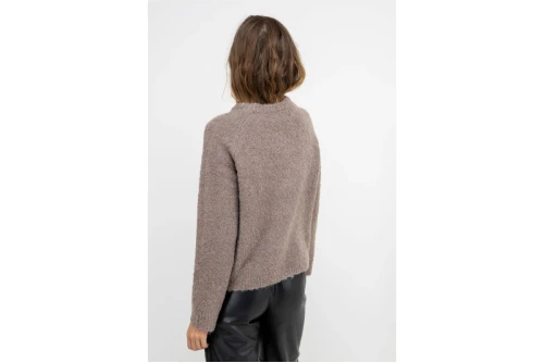 Only Onlcirola Ls O-Neck Knt Πουλόβερ Γυναικείο (15331235 LEAFLESS TREE-MELANGE)