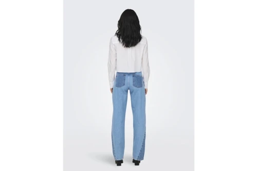 Only Onlcille Life Ls Tie Πουκάμισο Μακρυμάνικο Γυναικείο (15333077 BRIGHT WHITE)