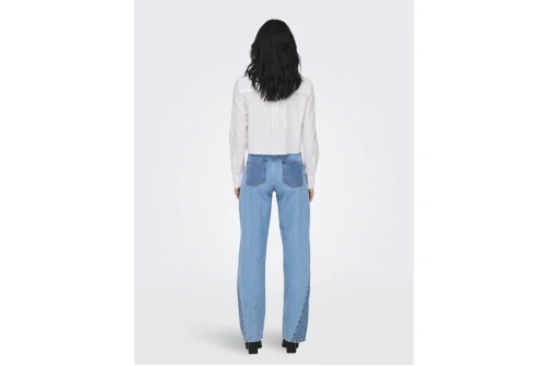 Only Onlcille Life Ls Tie Πουκάμισο Μακρυμάνικο Γυναικείο (15333077 BRIGHT WHITE)