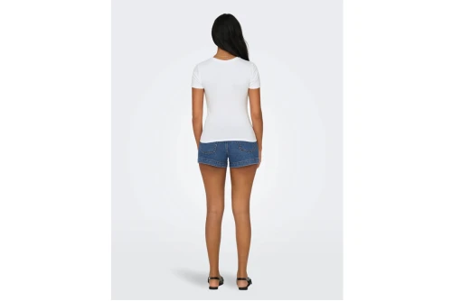 Only Onlfelina S-S Tight T-Shirt Γυναικείο (15336938 BRIGHT WHITE)