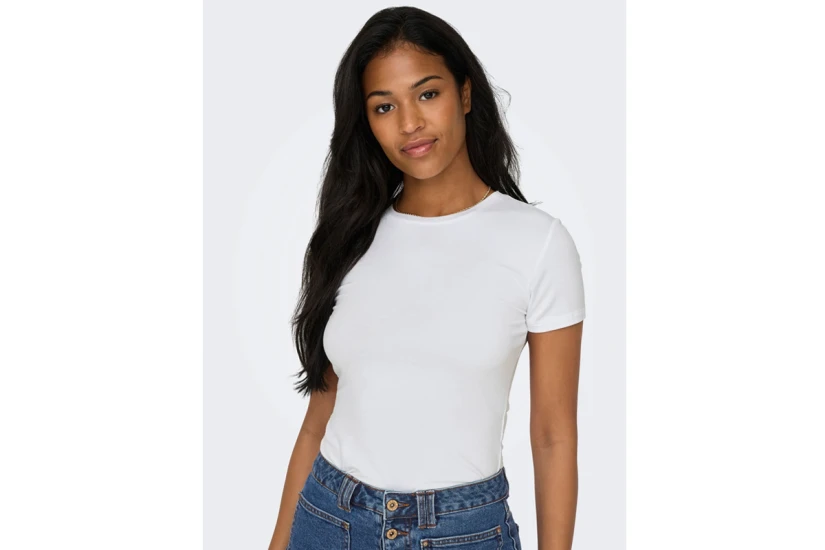 Only Felina Γυναικείο T-Shirt Λευκό