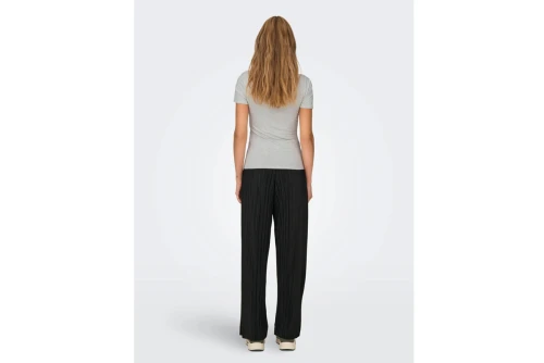 Only Onlfelina S-S Tight T-Shirt Γυναικείο (15336938 LIGHT GREY MELANGE)