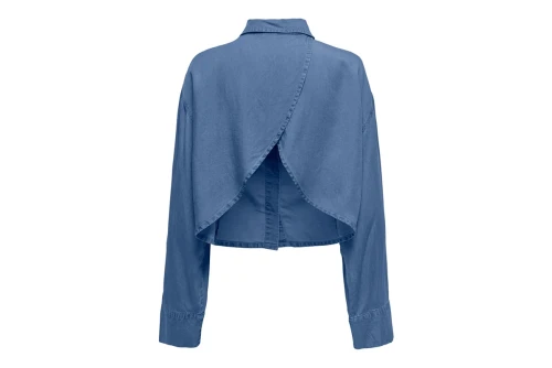 Only Onlcharis Life Πουκάμισο Μακρυμάνικο Γυναικείο (15337929 MEDIUM BLUE DENIM)