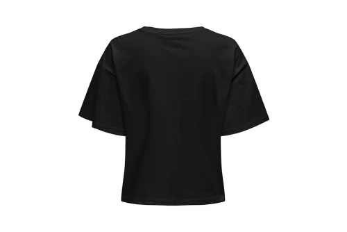 Only Onlterza S-S Top Box T-Shirt Γυναικείο (15343834 BLACK-STUDS POCK)