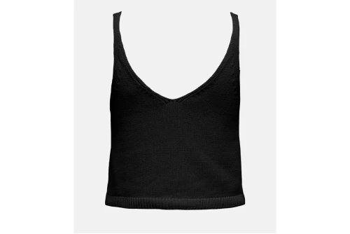 Only Onlcolette Knt Μπλούζα Αμάνικη Γυναικεία (15344411 BLACK-WHITE PEAR)