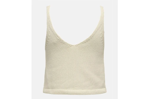 Only Onlcolette Knt Μπλούζα Αμάνικη Γυναικεία (15344411 ECRU-WHITE PEAR)
