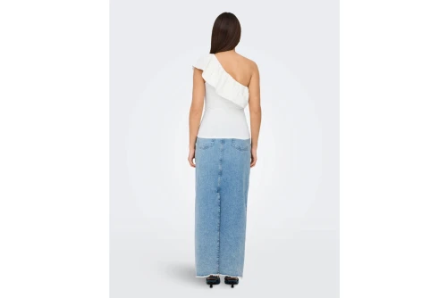 Only Onlsoffy One Shoulder Μπλούζα Αμάνικη Γυναικεία (15346901 CLOUD DANCER)