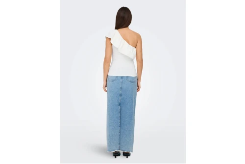 Only Onlsoffy One Shoulder Μπλούζα Αμάνικη Γυναικεία (15346901 CLOUD DANCER)