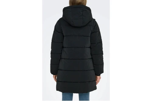 Only Onldixie Long Μπουφάν Puffer Γυναικείο (15349120 BLACK-W SILVER)
