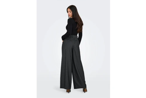Only Onlnisa Wide Leg Fit Tailored Παντελόνι Casual Γυναικείο (15351120 DARK GREY MELAN)