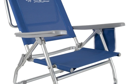 Escape Camping Καρεκλάκι Παραλίας Escape Ρυθμιζόμενη Πλάτη Μπλε (15692)