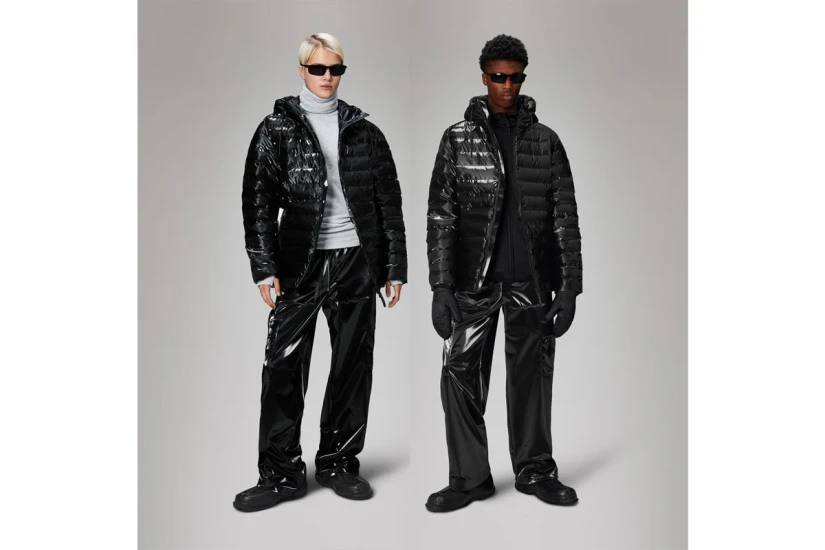 Rains Lohja Unisex Puffer Μπουφάν Μαύρο
