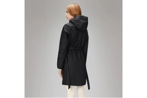Rains Lohja Long Insulated Curve W3T2 Μπουφάν Αδιάβροχο Γυναικείο (15880 BLACK)