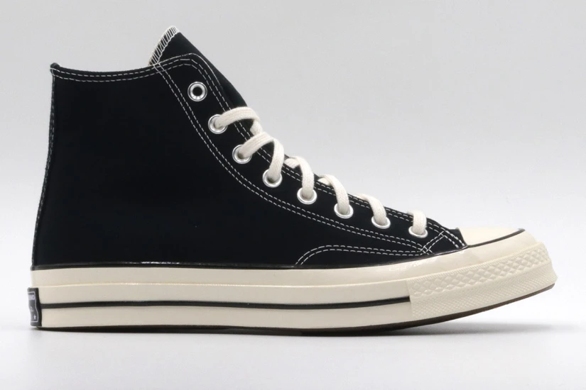 Converse Chuck 70 Hi Γυναικεία Μποτάκια Μαύρα & Λευκά