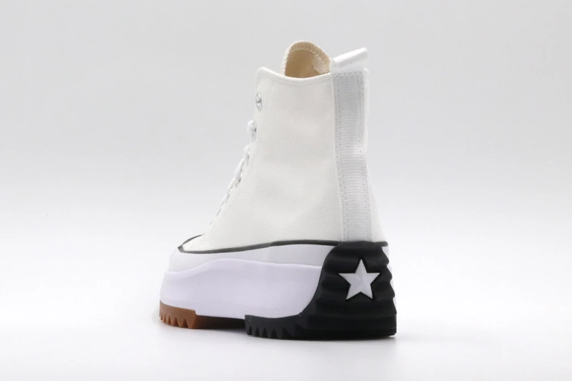 Converse Run Star Hike Hi Γυναικεία Μποτάκια Εκρού & Λευκά (166799C)