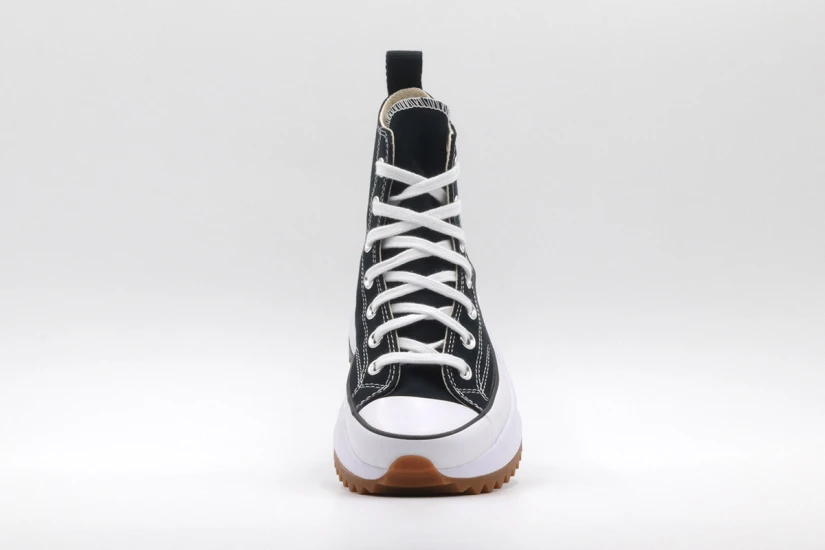 Converse Run Star Hike Hi Γυναικεία Μποτάκια Μαύρα & Λευκά (166800C)
