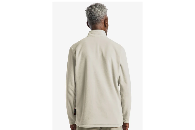 Jack Wolfskin Taunus Ανδρική Μακρυμάνικη Μπλούζα Fleece Εκρού