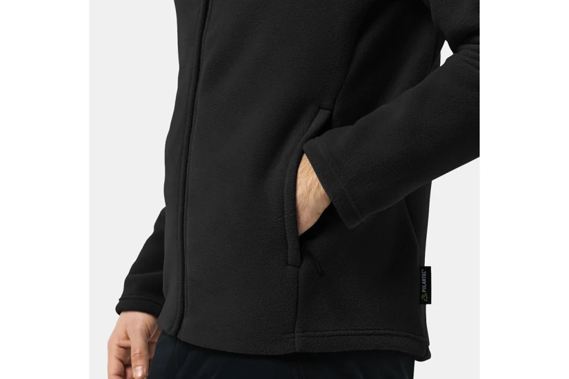 Jack Wolfskin Winterstein Ανδρική Ζακέτα Μαύρη