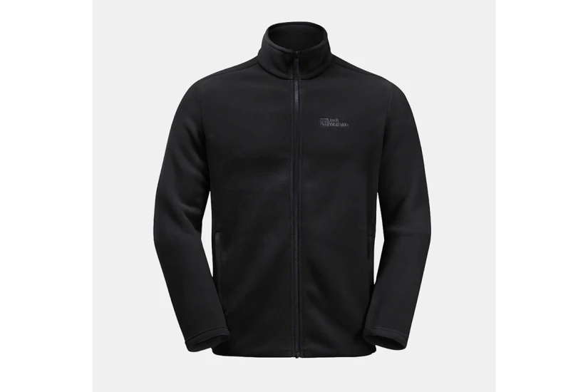 Jack Wolfskin Winterstein Ανδρική Ζακέτα Μαύρη