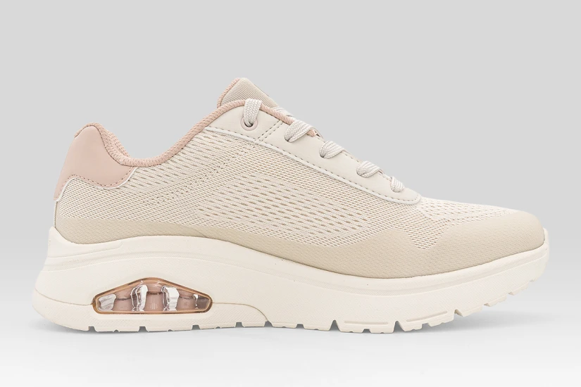 Skechers Uno Flex-Spring On Air Sneakers Μπεζ, Σομόν