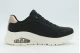 Skechers Uno Flex - Echo Air Sneakers Μαύρα, Μπρονζέ, Εκρού