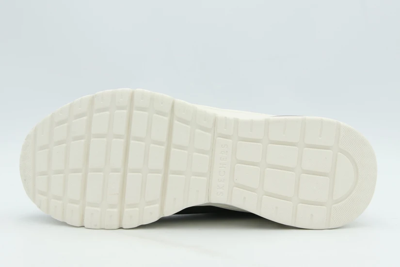 Skechers Uno Flex - Echo Air Sneakers Μαύρα, Μπρονζέ, Εκρού
