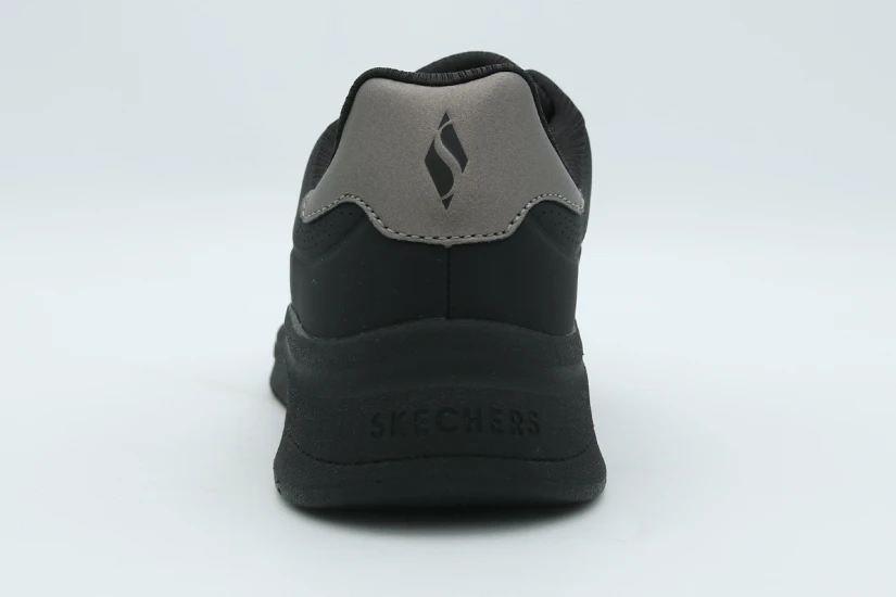 Skechers Uno Lite 2 Γυναικεία Sneakers Μαύρα, Ασημί