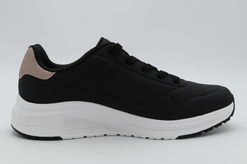 Skechers Uno Lite 2 Γυναικεία Sneakers Μαύρα, Μπρονζέ, Λευκά