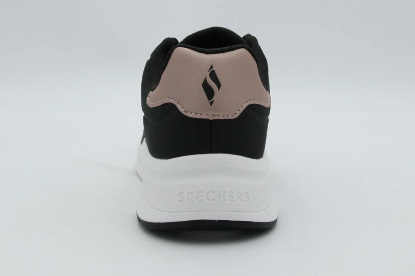 Skechers Uno Lite 2 Γυναικεία Sneakers Μαύρα, Μπρονζέ, Λευκά