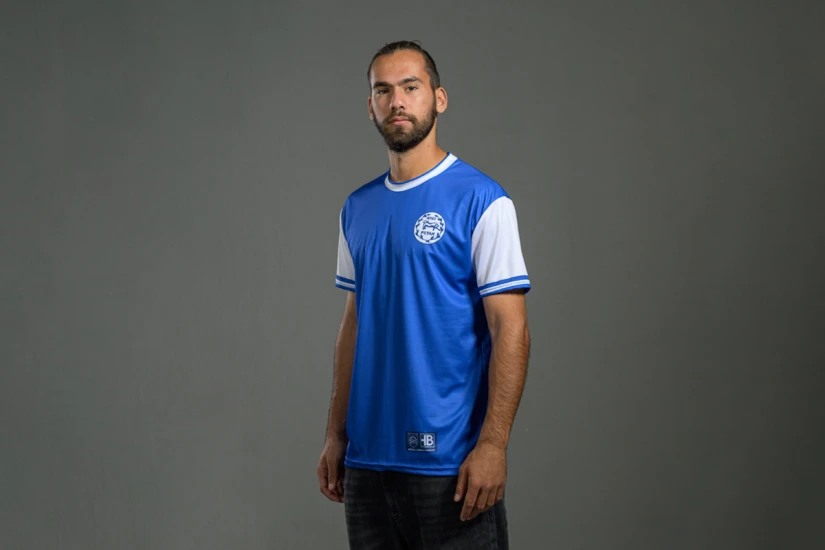 PAS Giannina F.C. Retro Ποδοσφαιρική Φανέλα 1967-68 Μπλε, Λευκή
