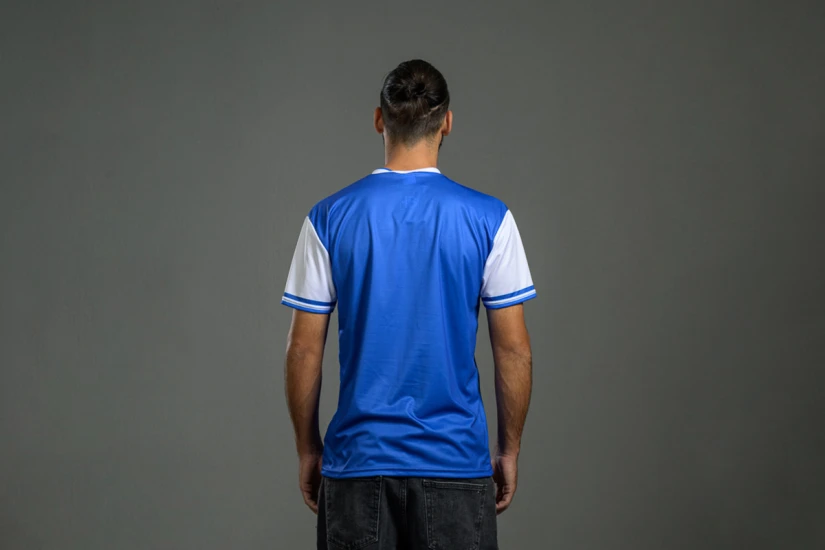 PAS Giannina F.C. Retro Ποδοσφαιρική Φανέλα 1967-68 Μπλε, Λευκή