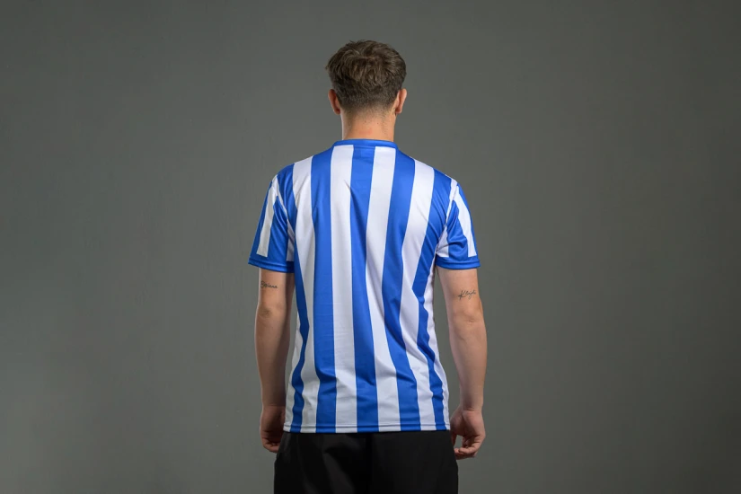 PAS Giannina F.C. Retro Ποδοσφαιρική Φανέλα 1970-71 Μπλε, Λευκή