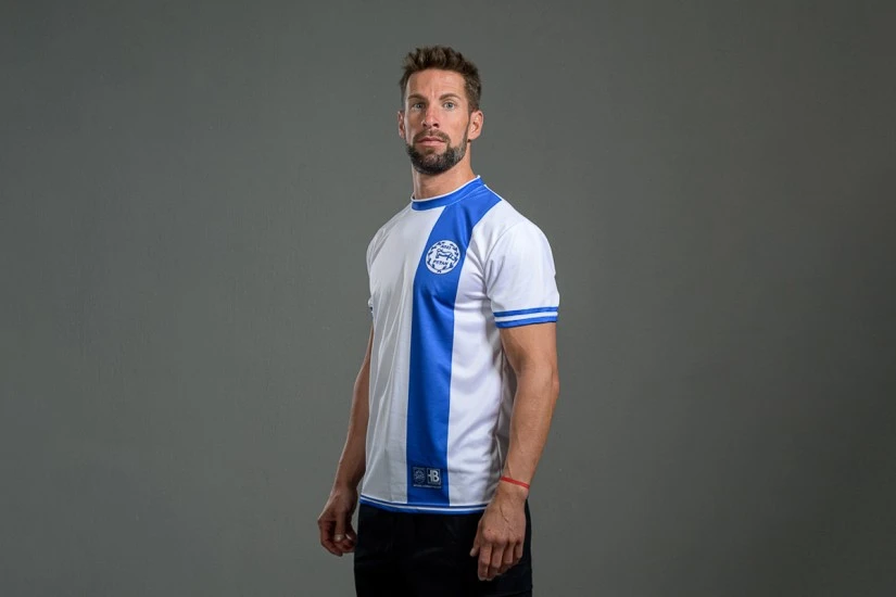 PAS Giannina F.C. Retro Ποδοσφαιρική Φανέλα 1972-73 Λευκή, Μπλε