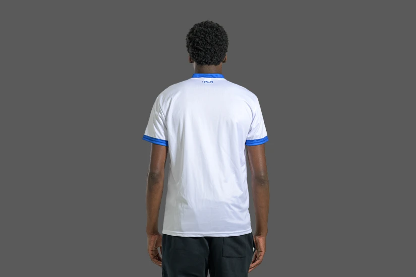 PAS Giannina F.C. Retro Ποδοσφαιρική Φανέλα 1974-75 Λευκή, Μπλε