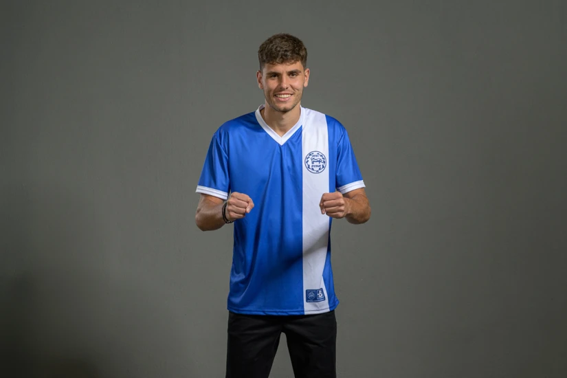 PAS Giannina F.C. Retro Ποδοσφαιρική Φανέλα 1976-77 Μπλε, Λευκή
