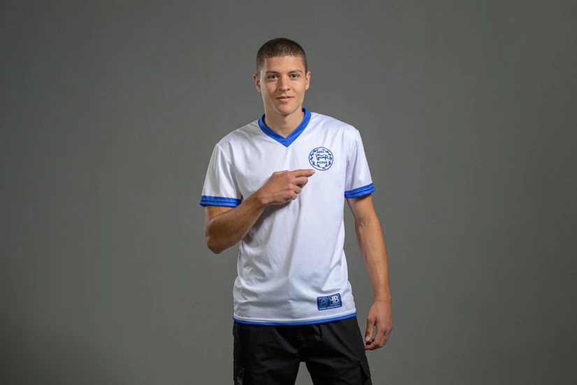 PAS Giannina F.C. Retro Ποδοσφαιρική Φανέλα 1977-78 Λευκή, Μπλε